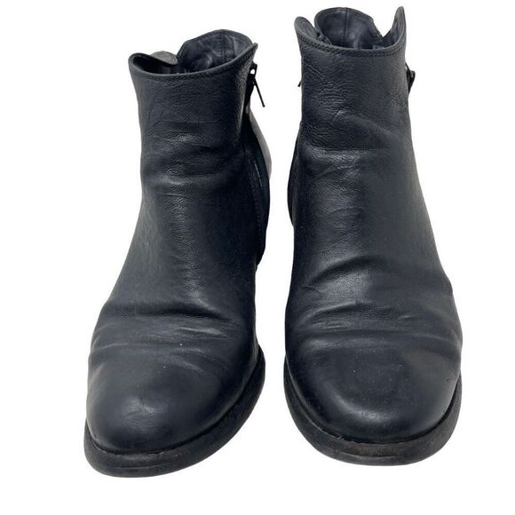 Paul Green Muncher Womens Aubrey Leather Side Zip Ankle Booties Black Size 7 UK - Picture 2 of 10